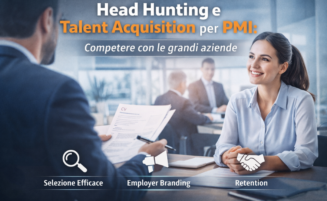 Head Hunting e Talent Acquisition per PMI: come competere con le grandi aziende