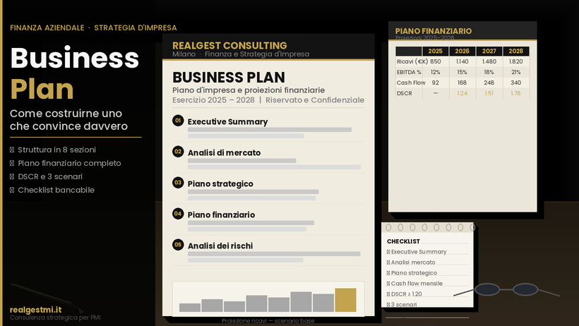 Struttura e sezioni di un business plan per PMI italiana